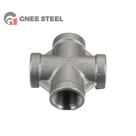 420F Four Way Stainless Steel Pipe Fitting